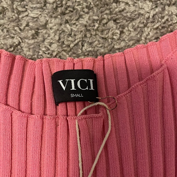 🌸NWT Vici Exclusive X Fate Ribbed Midi Dress🌸 - Picture 5 of 8